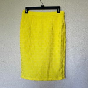 Cute yellow skirt!